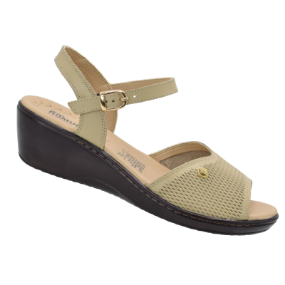 Romulo Sandalia Cuero Bronce Ref 5662